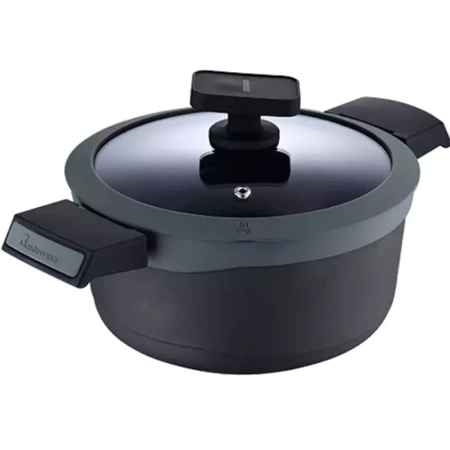 Каструля MasterPro Gastro reeco BGMP-8107 з кришкою 24 см 4.7 л (00000025422)