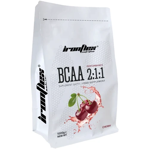 Амінокислота для спорту IronFlex BCAA 2-1-1 Performance 1000 g/200 servings/cherry