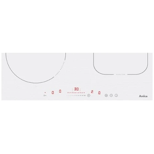 Варочная поверхность электрическая Amica PI6141NWSU: Расположение панели спереди