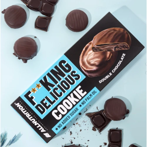 Печиво Allnutrition Fitking Delicious cookie 128 g / 1 serving / Double Chocolate