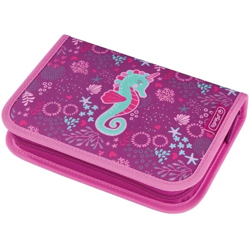 Ранец школьный укомплектованный Herlitz LOOP PLUS Seahorse резиновая 3D-аппликация (50025732): Размер S (115-130 см)