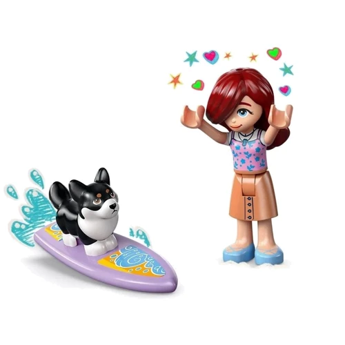 Конструктор LEGO Friends Собачьи приключения на серфе и скутере 113 деталей (42641) фото 5
