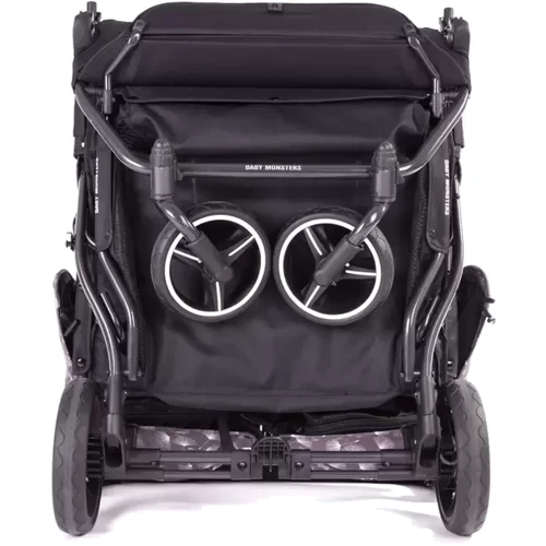 Прогулочная коляска для двойни Baby Monsters Easy Twin Зеленая (черное шасси) (BMT3.0S-10002_012): Возможность установки люльки нет