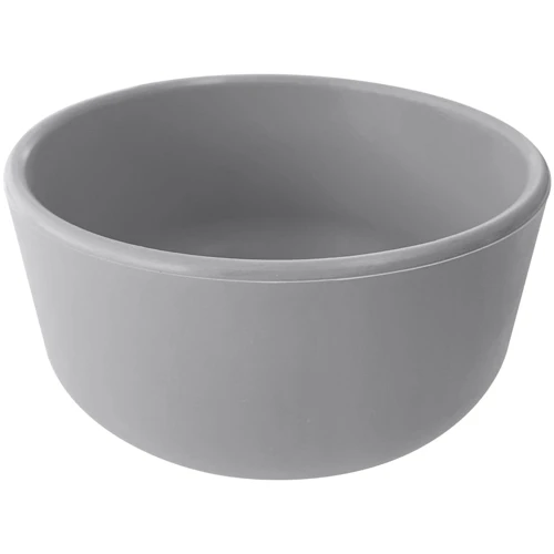 Глибока тарілка MinikOiOi силіконова Basics-Bowl Powder Grey (101080104)