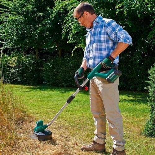Акумуляторна ручна газонокосарка Bosch AdvancedGrassCut 36 + акумулятор 36 В 2 Ач + зарядний пристрій AL 36V-20 (0600878N03): Ріжуча система леска