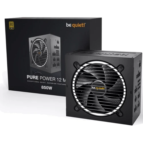 Блок питания be quiet! PURE POWER 12 M 850W (BN344): Модульные (съемные) кабеля Есть