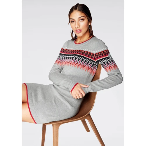 Платье KangaROOS 10548131 56 серое повседневное до середины бедра