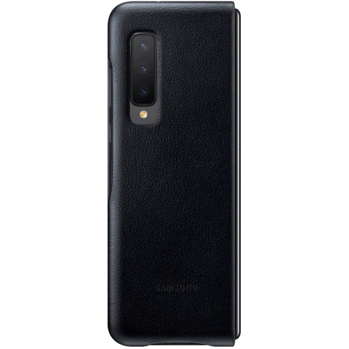 Чехол для телефонов Samsung Leather Cover Black (EF-VF900LBEGRU) for Samsung F900 / F907 Galaxy Fold: Тип накладка на заднюю часть