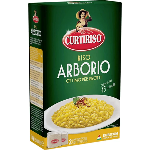 Рис CURTIRISO Арборио 1кг (8017759645538)