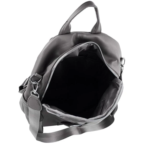 Жіночий рюкзак Valiria Fashion сірий (ODACW20-grey): Застібка Молния