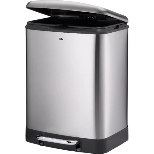 Відро для сміття KELA Davino з педаллю сріблясте 2х12 л (10954)