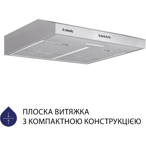 Вытяжка Minola HPL 504 I: Тип воздухоочистителя Рециркуляция, Отвод