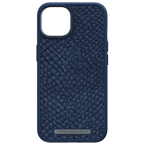 Чохол для iPhone Njord Salmon Leather MagSafe Case Blue (NA41SL01) для iPhone 14: Колір синий