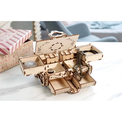 Механічний 3D пазл UGEARS "Антикварна шкатулка" (70089) фото 7