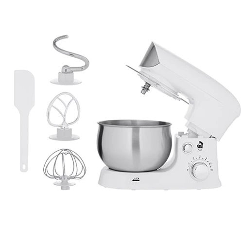 Миксер Тестомес Adler AD 4226 white: Материал корпуса Нержавеющая сталь, Пластик