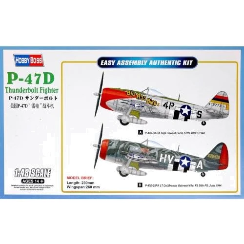 Модель Hobby Boss Истребитель-бомбардировщик P-47D "Thunderbolt" (HB85804)