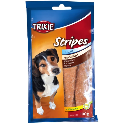 Лакомство для собак Trixie Stripes Light с мясом домашней птицы 100 г 10 шт. (4011905031569)