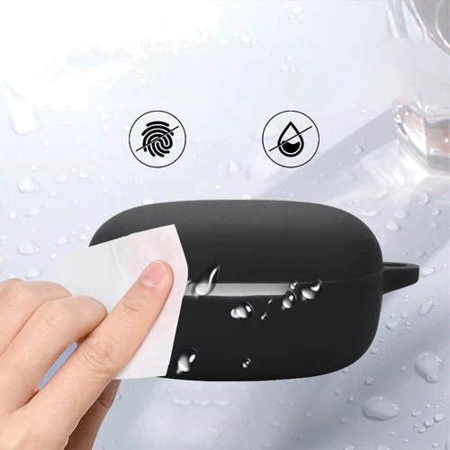 Чехол BeCover Silicon Case Black for Xiaomi Redmi Buds 6 Play (713228): Материал Силикон
