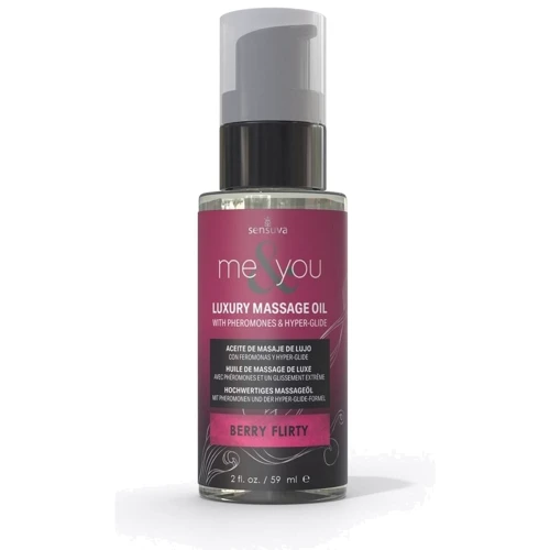 Масажна олія Sensuva Me&You - Berry Flirty (Wild Berries) 59 мл: Тип Масло