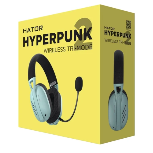 Навушники Hator Hyperpunk 2 Wireless Tri-mode Black/Mint (HTA-858): Чутливість (дБ) 106