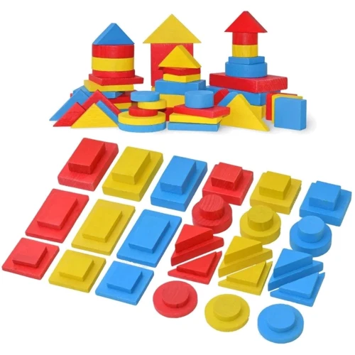 Навчальний набір Igroteco Логічні блоки Дьєнеша 48 деталей (900408)