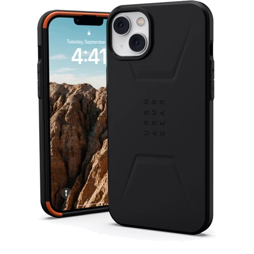 Чехол для iPhone Urban Armor Gear UAG Civilian Magsafe Black (114037114040) for iPhone 14 Plus: Цвет черный