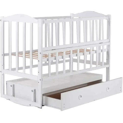 Дитяче ліжечко Babyroom Зайченя маятник ZL-301 біле (624701)
