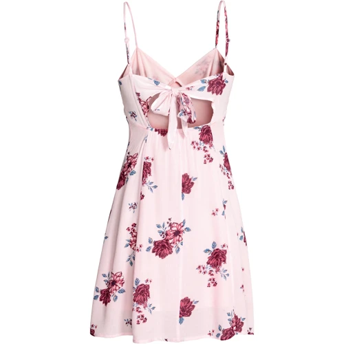 Сарафан H&M 4769595 48 розовый повседневный до середины бедра: Длина рукава Без рукава