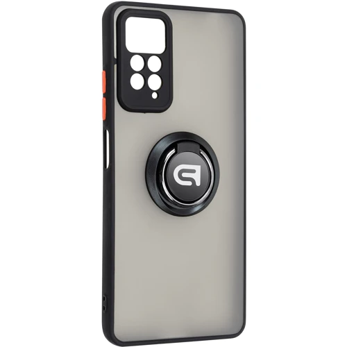 Чохол для телефона ArmorStandart Frosted Matte Ring Black для Xiaomi Redmi Note 12 Pro 4G (ARM68382)