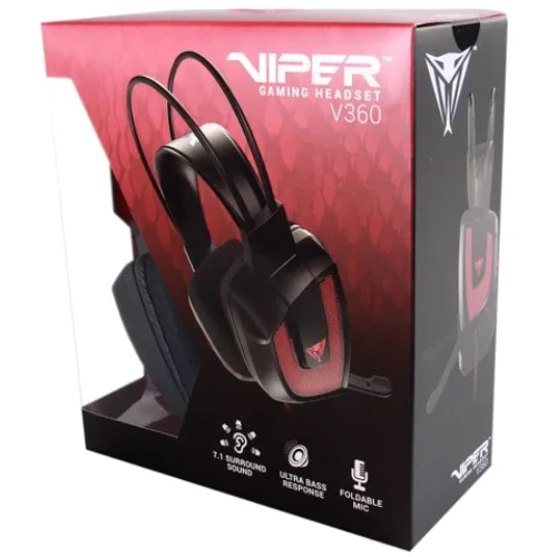 Наушники Patriot Viper V360 Virtual 7.1 Gaming Black/Red фото 3