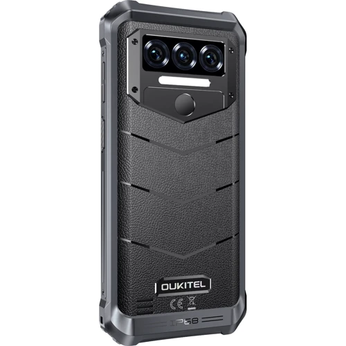 Смартфон Oukitel WP38 6/256GB Black (UA UCRF): Коммуникации USB Type-C 2.0 / Bluetooth 5.2, A2DP, LE / Wi-Fi 802.11 a/b/g/n/ac/6, dual-band / GPS (GLONASS, GALILEO, BDS) / NFC