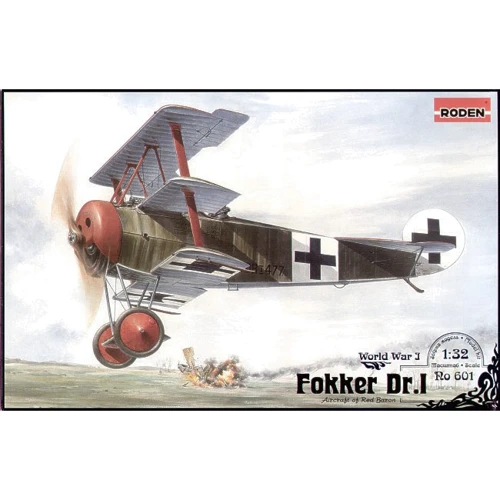 Модель Roden Истребитель Fokker Dr.I (RN601): Производитель RODEN