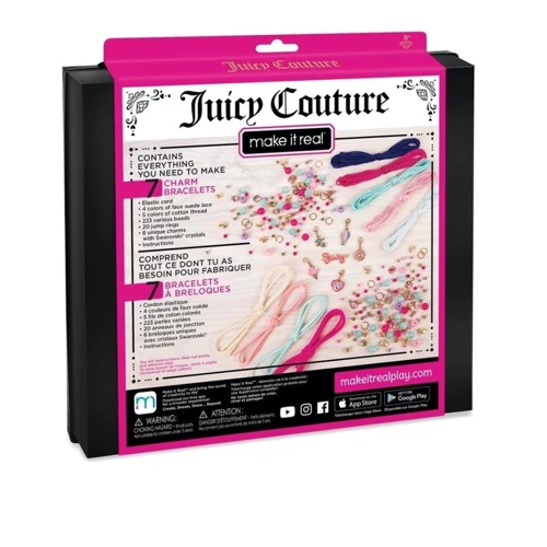 Набір для створення шарм-браслетів із кристалами Swarovski Make it Real Juicy Couture Сонячне сяйво