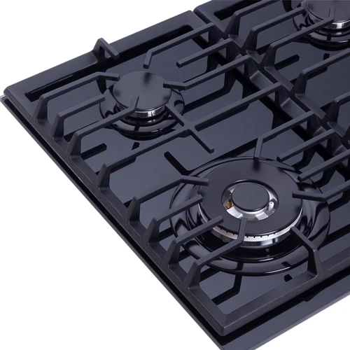 Варочная поверхность газовая WEILOR GG W624 BL: Количество конфорок 4