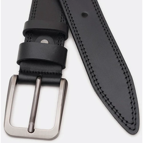 Мужской ремень Borsa Leather черный (V1125FX16-black): Пол Мужской