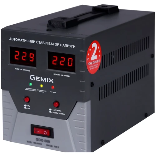 Стабилизатор напряжения Gemix GDX-500