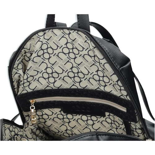 Женский рюкзак Nobo черный (NBAG-I2850-C020): Фактура Матовая, Зернистая