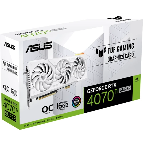 Відеокарта ASUS GeForce RTX 4070 Ti SUPER 16GB GDDR6X OC TUF-RTX4070TIS-O16G-BTF-WHITE фото 13