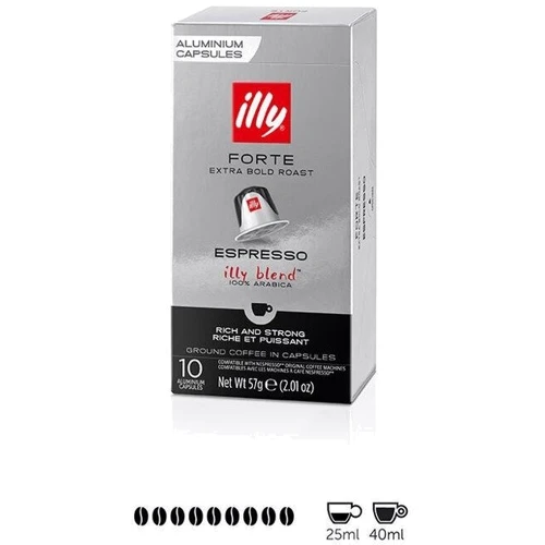 Кофе в капсулах ILLY Espresso Forte 100% Арабика 10x5.7 г (8003753158587): Страна производитель Франция