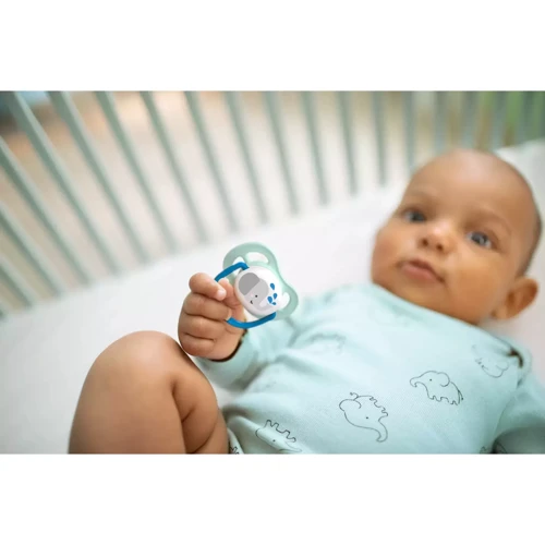 Пустышка ортодонтическая Philips AVENT Ultra Air Animal для мальчиков 0-6 мес 2 шт (SCF080/05): Вид пустышки классическая