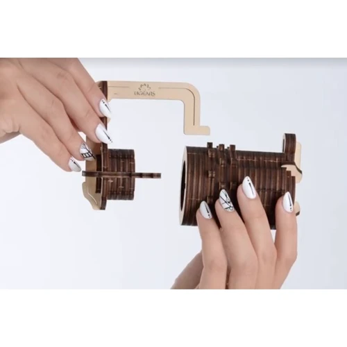 Механічний 3D пазл UGEARS "Кодовий замок" (70020): Вид наука і техніка