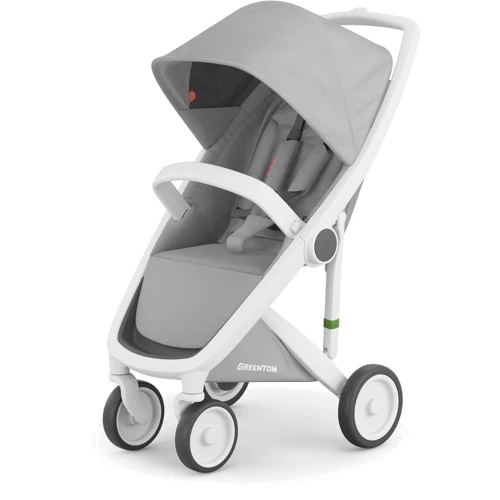 Прогулянкова коляска Greentom Classic Grey-White (8718858972302)