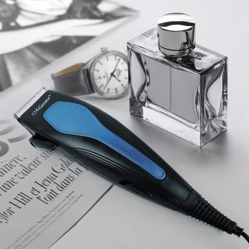Машинка для стрижки (тример) Maestro MR-651C BLUE: Потужність 15 Вт