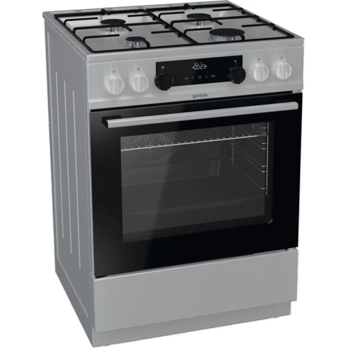 Плита комбинированная Gorenje KS635X: Управление механическое, сенсорное