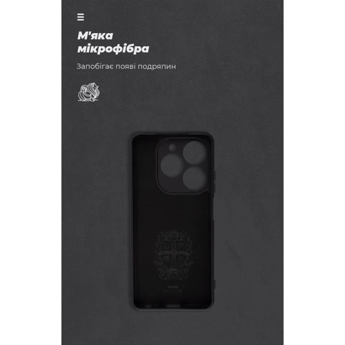 Чехол для телефонов ArmorStandart ICON Case Camera cover Black for Infinix Smart 8 (ARM79059)
