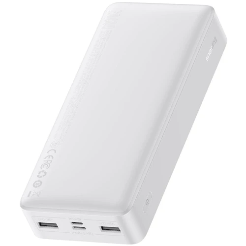 Зовнішній акумулятор Baseus Power Bank 20000mAh Bipow Display 15W White (PPDML-J02): Особливості З дисплеєм, індикатор заряду
