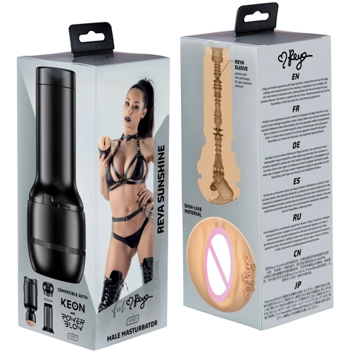 Мастурбатор Kiiroo Feel Reya Sunshine PBC совместим с PowerBlow и Keon