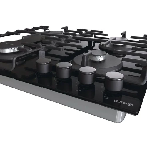 Варочная поверхность газовая Gorenje GT642SYB: Рабочая поверхность стекло (закаленное)