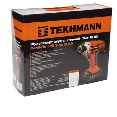 Шуруповерт акумуляторний Tekhmann TCS-18 HD: Назначение бытовой
