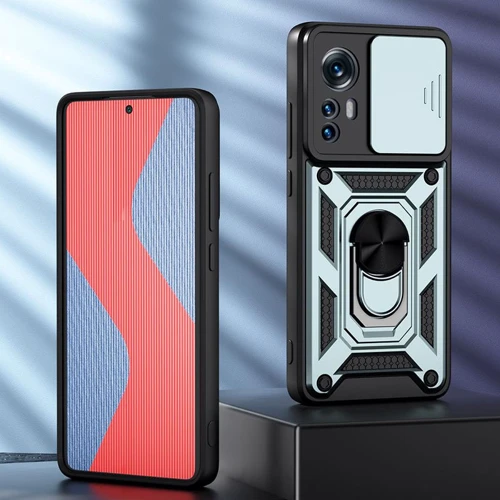 Чехол для телефонов Mobile Case Camshield Serge Ring Green for Xiaomi 12T / 12T Pro: Материал TPU (термополиуретан) и поликарбонат